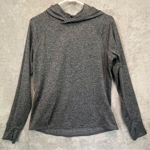 NWT Women's Cutter & Buck Adapt Eco Hooded Performance Pullover Sz M Thumb Holes